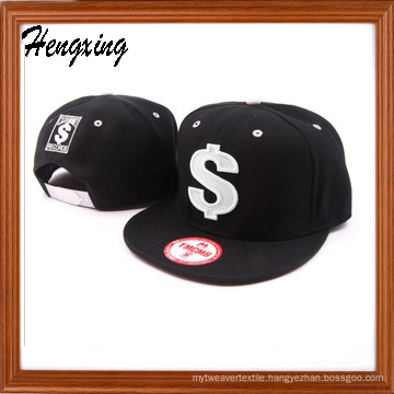 Embossed Leather Logo Leather Strap Snapback